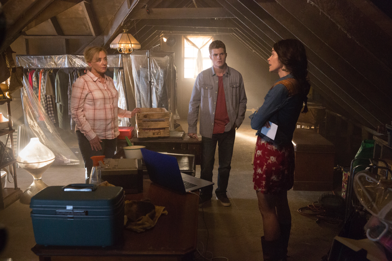 J. Smith-Cameron, Jake Austin Walker, and Abigail Spencer (Photo: Jackson Lee Davis/Sundance TV)